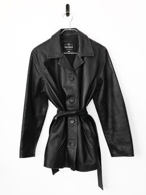 Amazing Vera Pella Super Soft Genuine Leather Jacket Coat Made In Italy